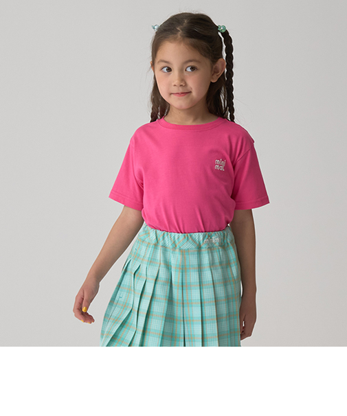 【防汚撥水】ワンポイント刺しゅうTシャツ