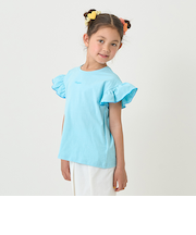 【接触冷感】袖フリルT