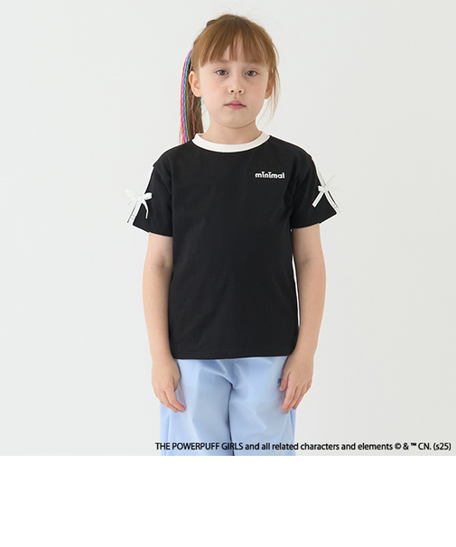 【防汚加工】【パワーパフ ガールズ】短丈Tシャツ