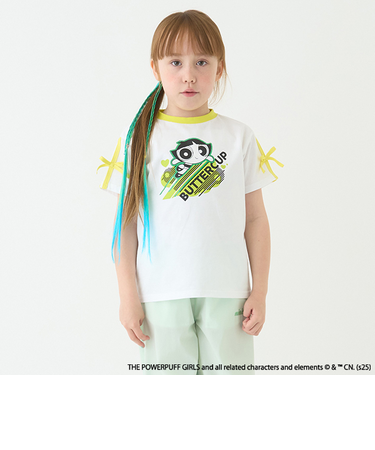 【防汚加工】【パワーパフ ガールズ】短丈Tシャツ