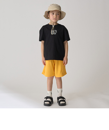 エンボス4分丈ハーフパンツ