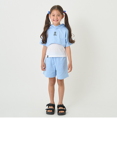 【吸水速乾】短丈パーカ＋タンクトップ＋パンツ３点set