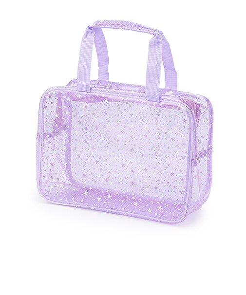 キラキラ透明バッグ