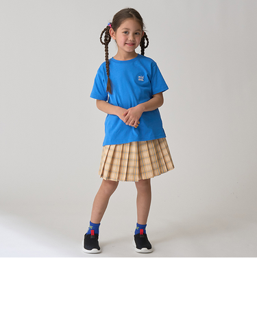 チェックプリーツキュロット