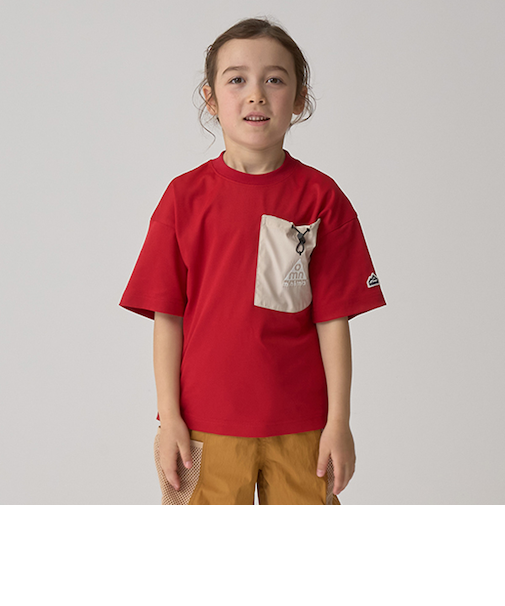 【吸水速乾】巾着ポケットTシャツ