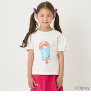 【防汚撥水】【ディズニープリンセス】パフスリーブＴシャツ