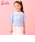 【防汚撥水】【Barbie】重ね着風Tシャツ