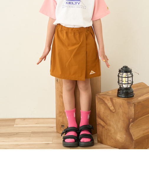 【４WAYストレッチ】【KELTY】ラップキュロット