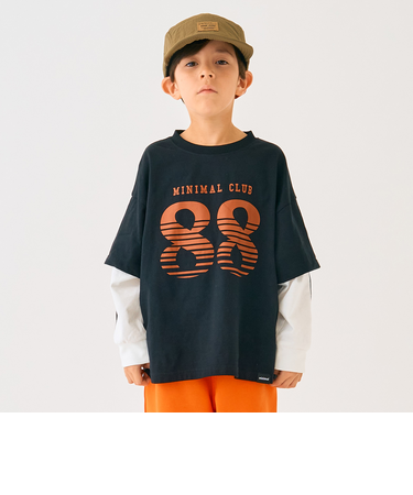 【防汚加工】ナンバリングレイヤードロンT