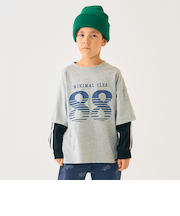 【防汚加工】ナンバリングレイヤードロンT