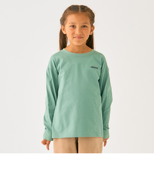 ワンポイント天竺ロングＴシャツ