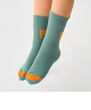 ベロつきクルーソックス