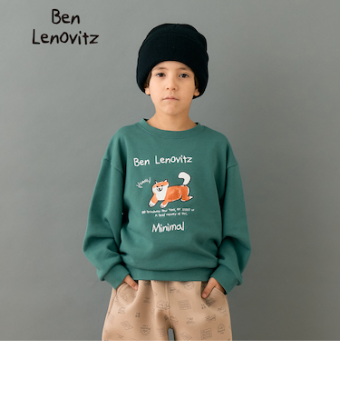 【ベンレノヴィッツ】DOGロゴプルオーバー