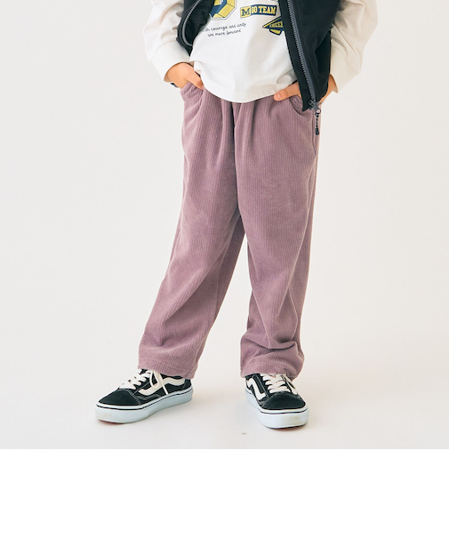 ニットコールパンツ