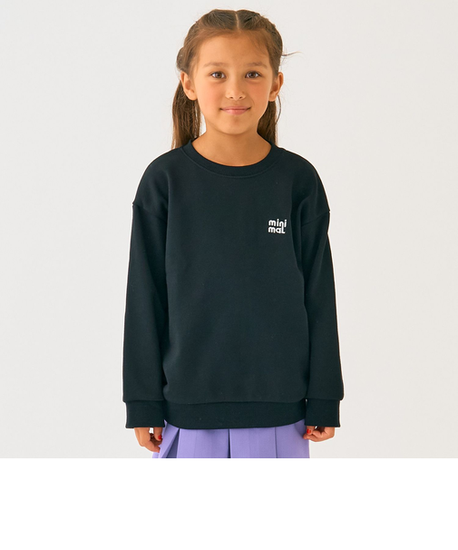 ワンポイント裏毛プルオーバー