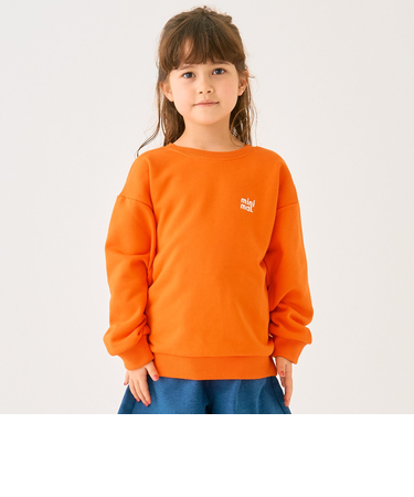 ワンポイント裏毛プルオーバー