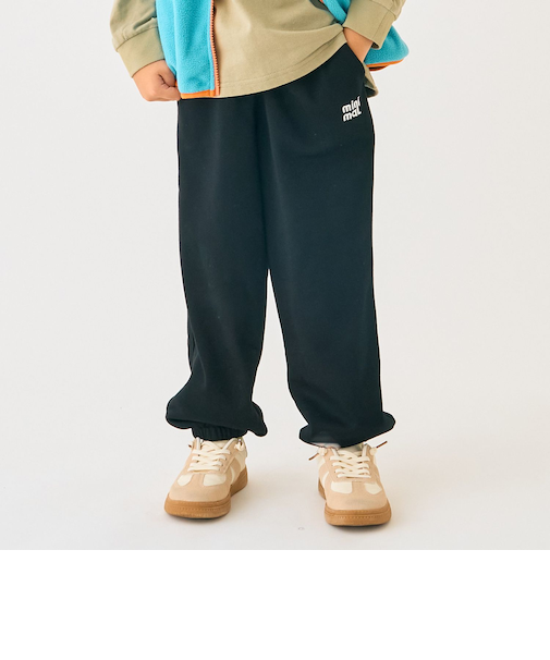 ワンポイント裏毛パンツ