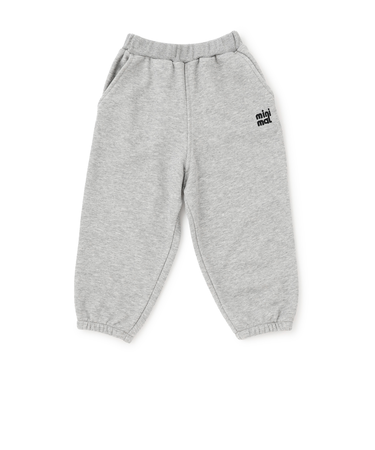 ワンポイント裏毛パンツ