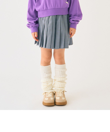 グレンチェック プリーツキュロット