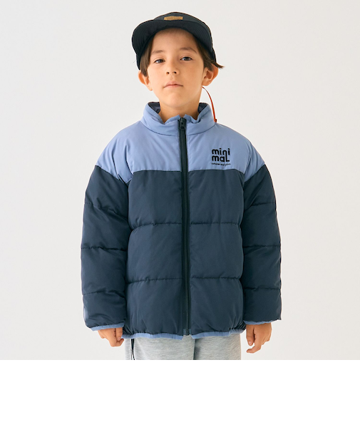 切替中綿ブルゾン