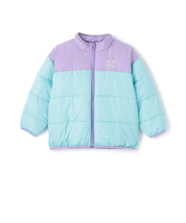 切替中綿ブルゾン