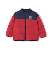 切替中綿ブルゾン