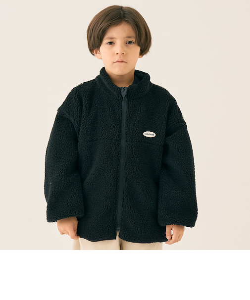 リバーシブル配色ボアアウター