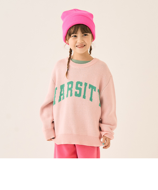 【マシンウォッシャブル】ロゴニット