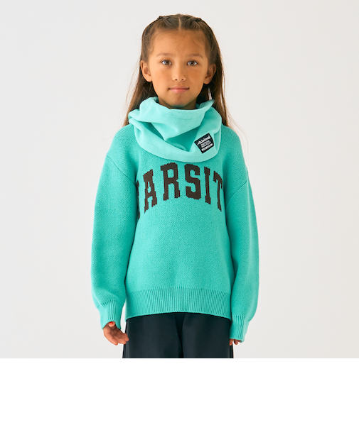 【マシンウォッシャブル】ロゴニット