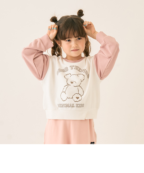 クマシリーズ裏毛プルオーバー