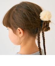 フェイクファーポニー