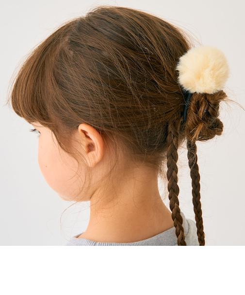 フェイクファーポニー