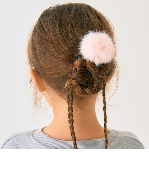 フェイクファーポニー