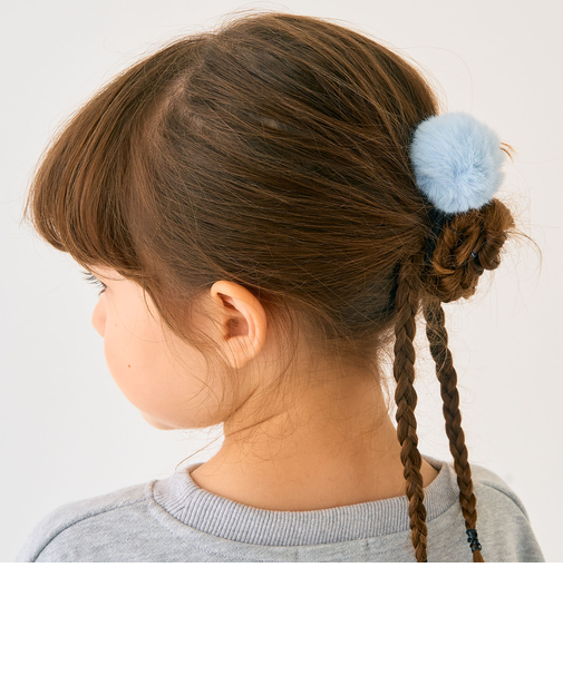 フェイクファーポニー