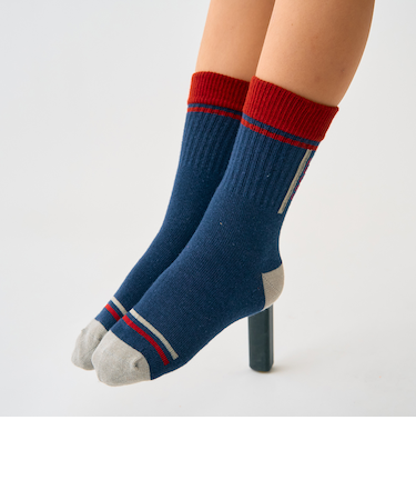 バイカラーソックス