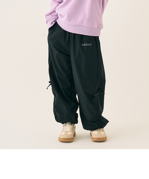 裏フリースドロストナイロンパンツ