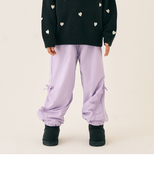 裏フリースドロストナイロンパンツ