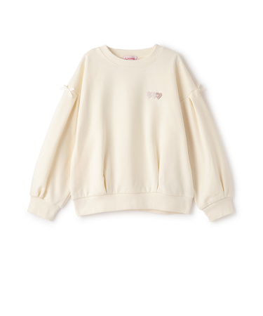 裏毛バックプリントプルオーバー