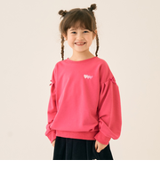 裏毛バックプリントプルオーバー