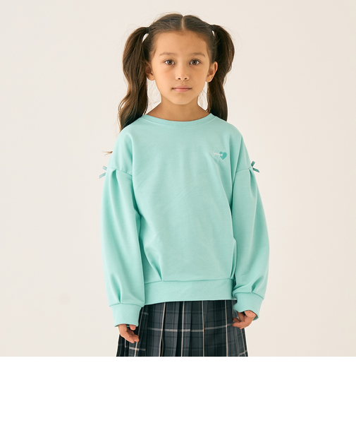 裏毛バックプリントプルオーバー