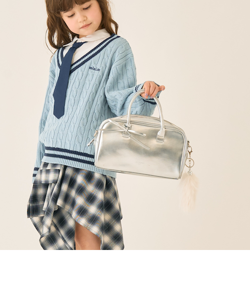 【2WAY】ミニボストン型ショルダーバッグ