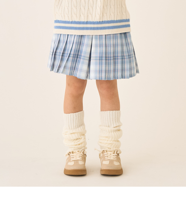 T/Rチェックプリーツキュロット