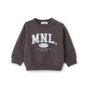 【裏起毛】【綿100】ルーズシルエットロゴプルオーバー