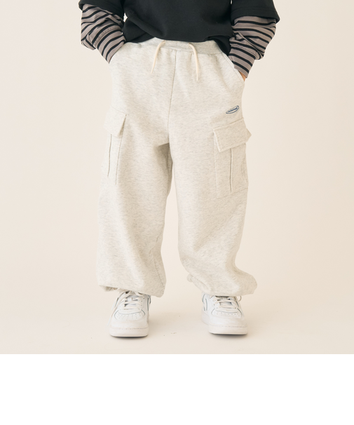 【裏起毛】【綿100】スウェットカーゴパンツ