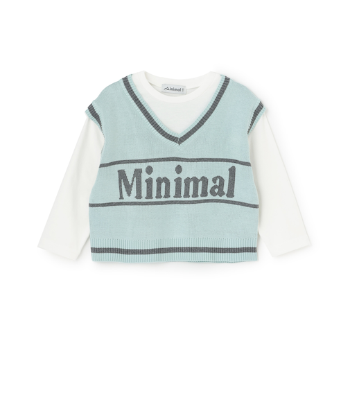 【アラエル】ベストレイヤードTシャツ