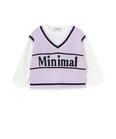 【アラエル】ベストレイヤードTシャツ