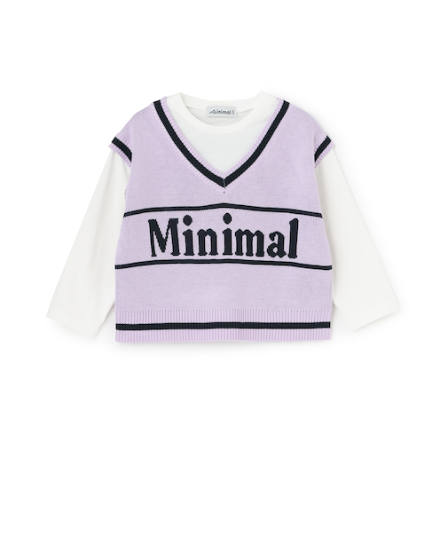 【アラエル】ベストレイヤードTシャツ