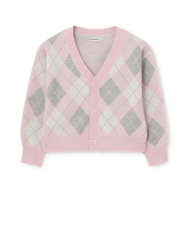 【アラエル】アーガイルカーディガン