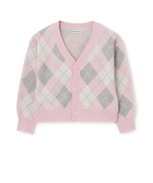 【アラエル】アーガイルカーディガン