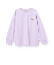 【綿100%】【防汚】ドーナツフォトプリント長袖Tシャツ